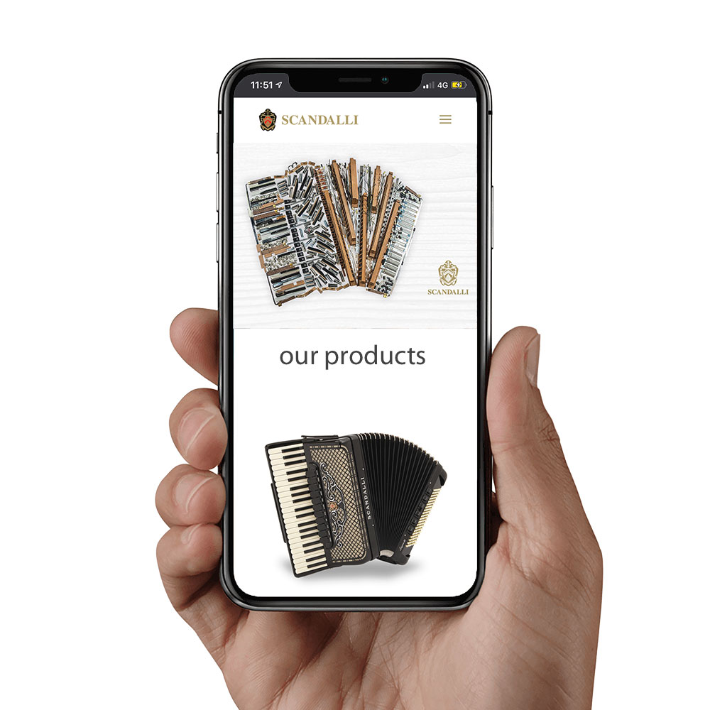 Наш сайт доступен на русском языке. - Scandalli Accordions